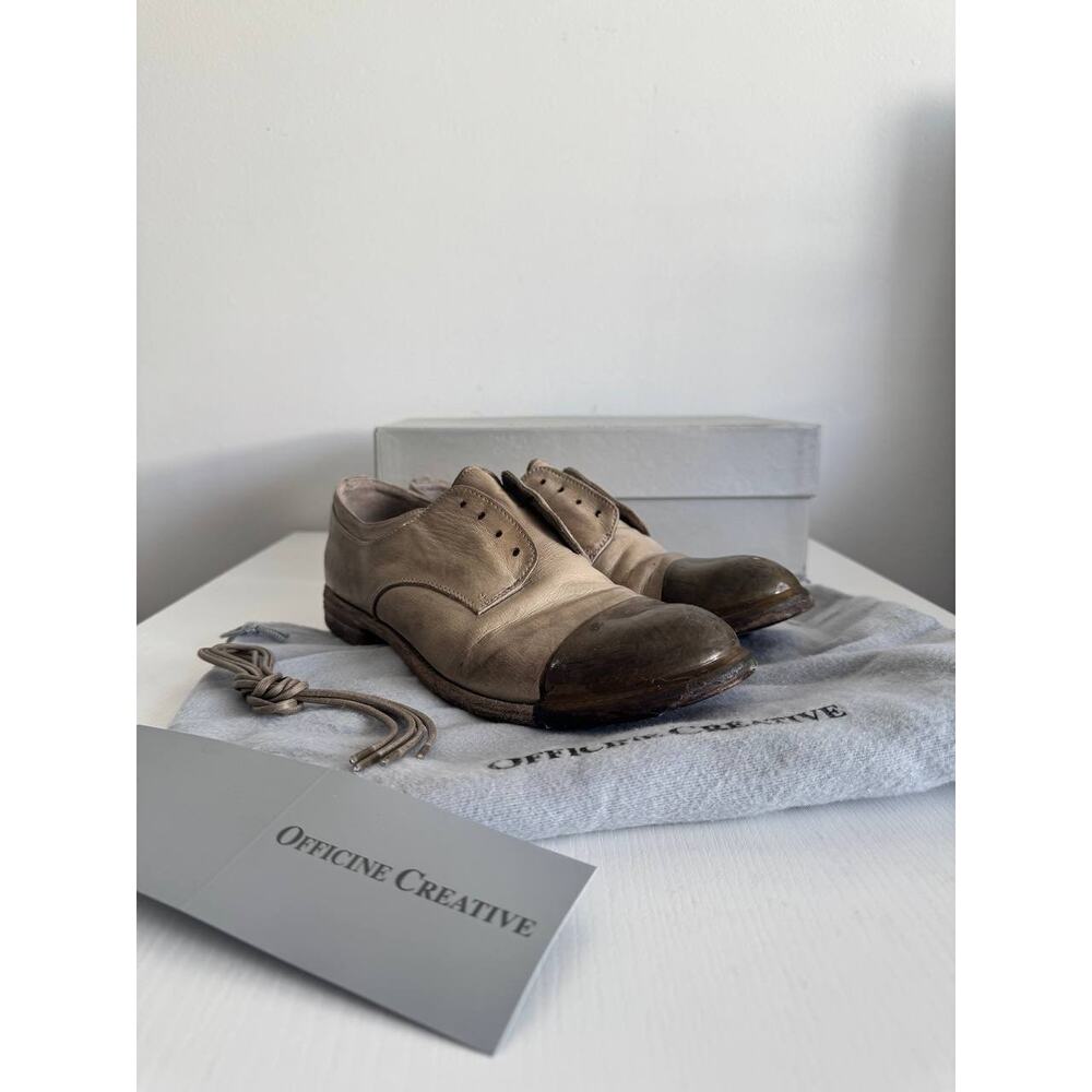 Officine Creative Lexikon 059 Laceless Oxford Beige